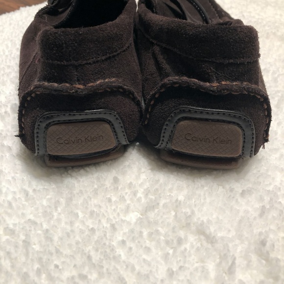 Calvin Klein Men's Miden Suede Brown Loafer 11M - Picture 4 of 8